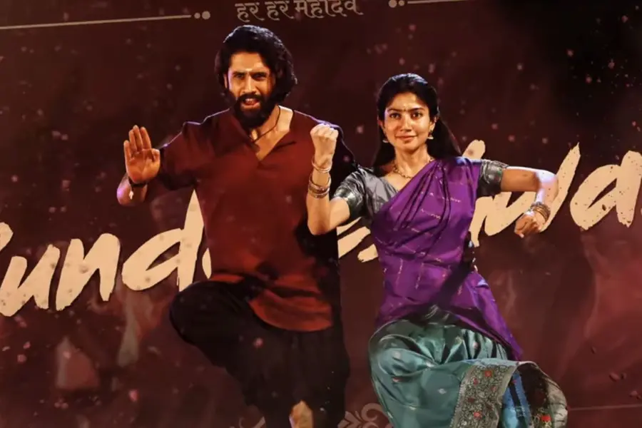 ആടിത്തിമിര്‍ത്ത് സായ് പല്ലവിയും നാഗചൈതന്യയും; തണ്ടേല്‍ സിനിമയിലെ 'നമോ നമഃ ശിവായ' ഗാനം ഇറങ്ങി