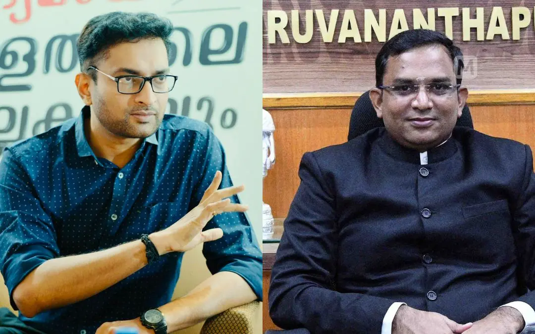 ഐ.എ.എസ് ഉദ്യോഗസ്ഥരായ എൻ.പ്രശാന്ത്, കെ.ഗോപാലകൃഷ്ണൻ എന്നിവർ, ഫോട്ടോ: Facebook, എസ്.ശ്രീകേഷ് \ മാതൃഭൂമി