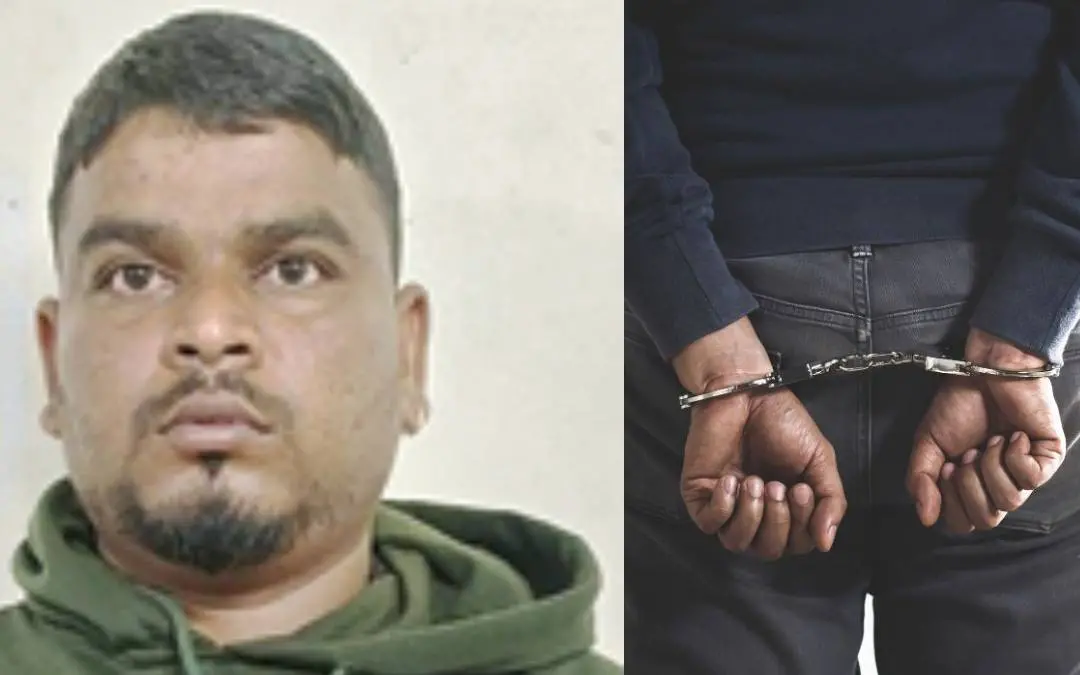 1. അറസ്റ്റിലായ സച്ചിൻ, 2. പ്രതീകാത്മക ചിത്രം