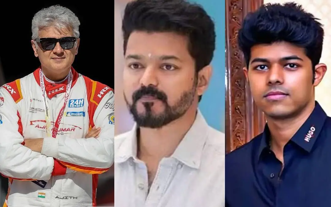 അജിത്,വിജയ്,ജേസൺ വിജയ് | Photo:instagram.com/ajithkmarracing,jasonsanjay