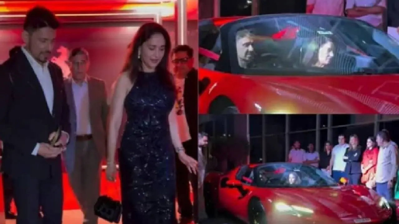 Madhuri Dixit`s New Ferrari|photo:instagram.com/manav.manglani/