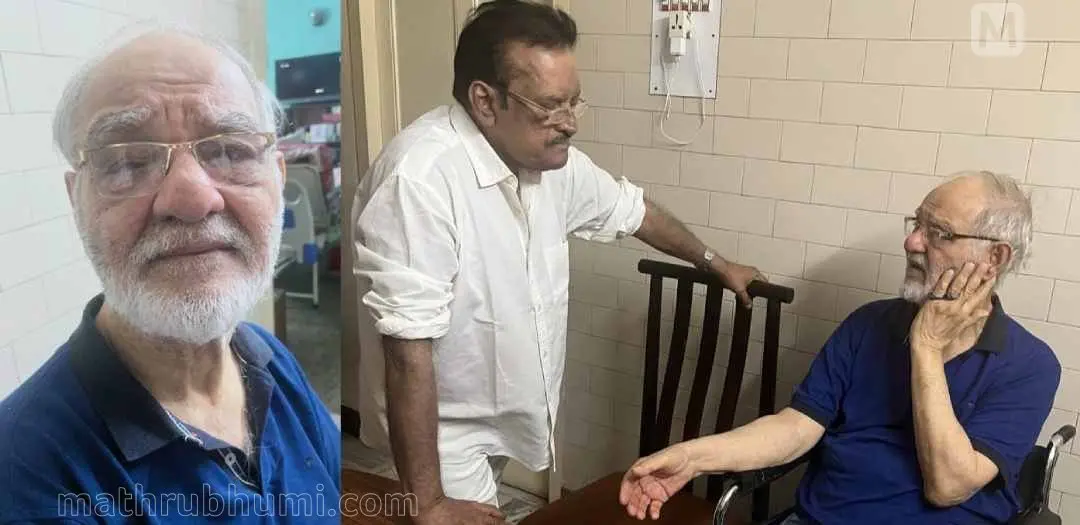 ഹരിഹരൻ മെല്ലി ഇറാനിക്കൊപ്പം ചെന്നൈയിലെ വീട്ടിൽ
