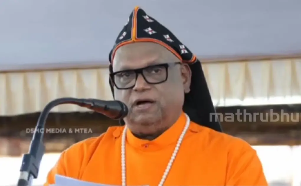 ഡോ. തിയോഡോസിസ് മാര്ത്തോമാ മെത്രാപോലിത്ത | Photo: Screengrab, Mathrubhumi News