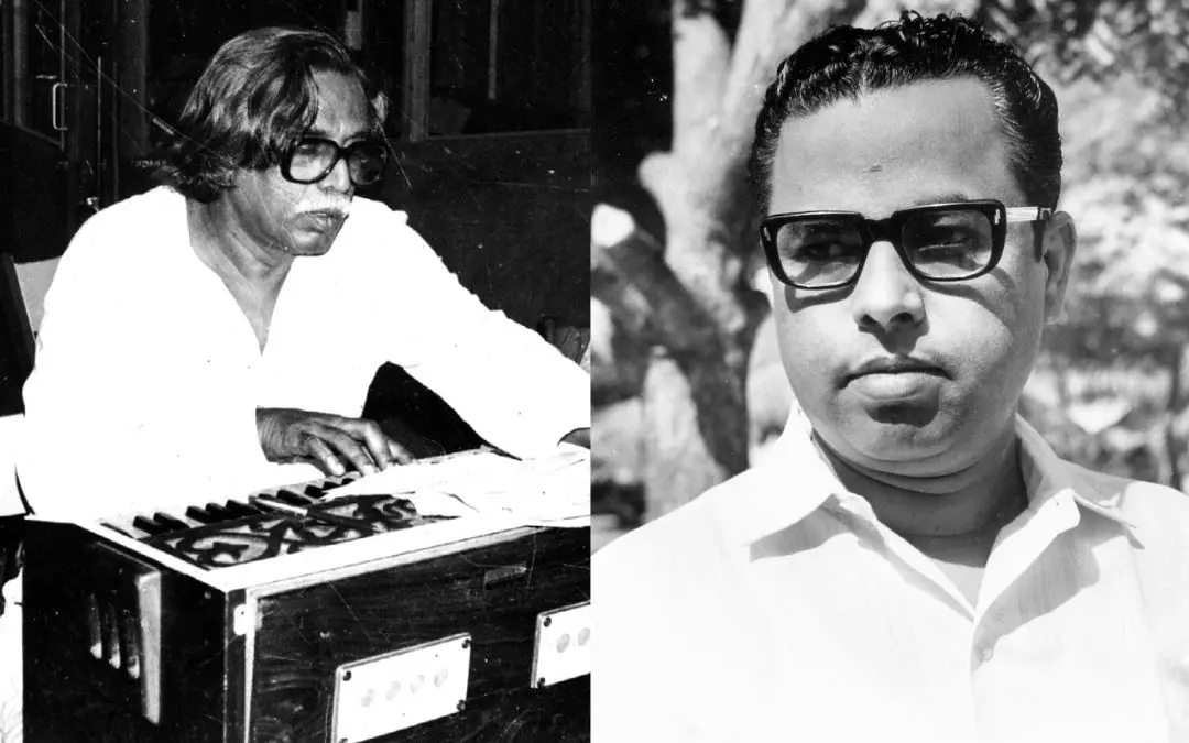 എം.ബി.ശ്രീനിവാസൻ, വയലാർ രാമവർമ | ഫോട്ടോ: ആർക്കൈവ്സ്, പി.ഡേവിഡ് \മാതൃഭൂമി