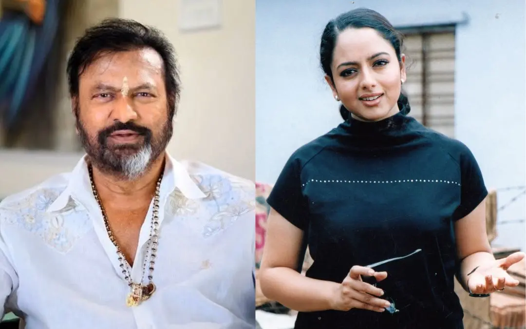 മോഹൻ ബാബു, സൗന്ദര്യ | സ്ക്രീൻഗ്രാബ്, എം.കെ.മോഹനൻ \ മാതൃഭൂമി