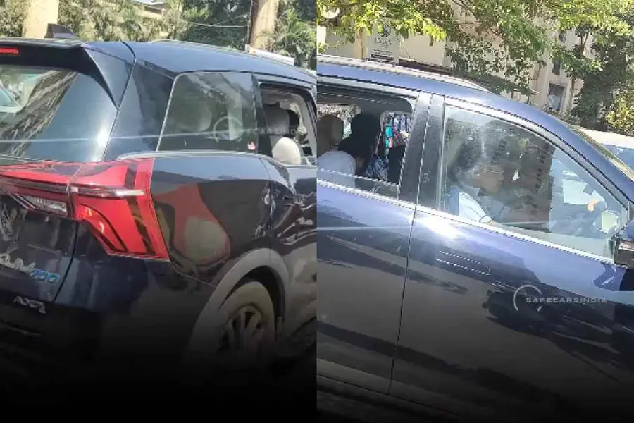 നിയമം ലംഘിച്ച് തിരക്കുള്ള റോഡിലൂടെ XUV 700 ഓടിച്ച് സ്കൂൾ കുട്ടികൾ| Video