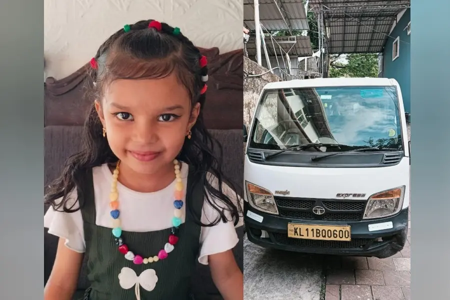 സ്കൂള് വാനിടിച്ച് രണ്ടാം ക്ലാസുകാരിക്ക് ദാരുണാന്ത്യം