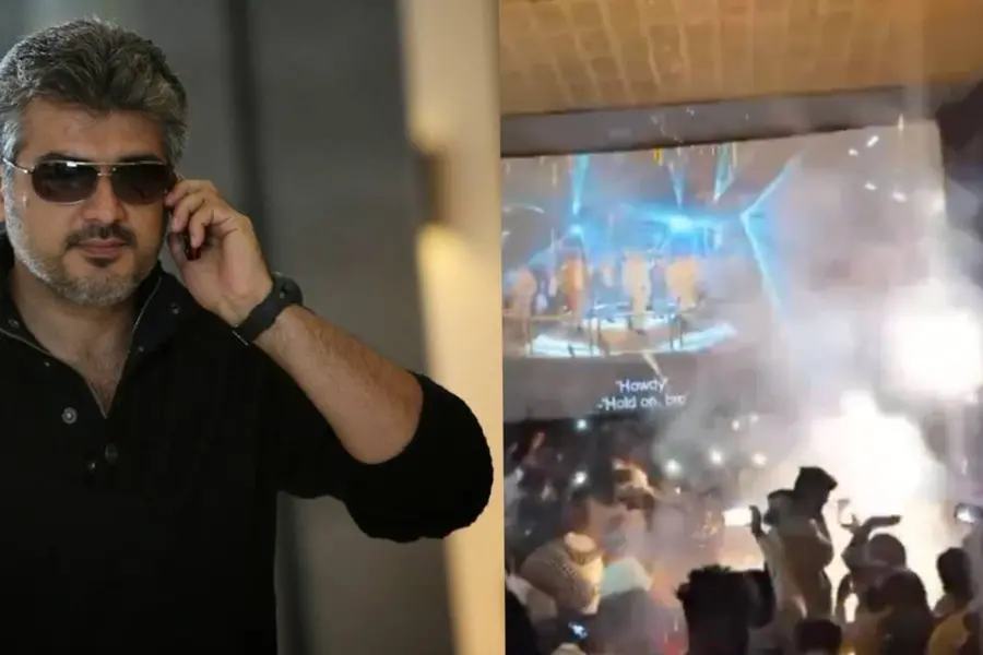 വിടാമുയർച്ചി റിലീസ്; തീയേറ്ററിനുള്ളില് പടക്കം പൊട്ടിച്ച് ആരാധകർ, പോലീസുമായി വാക്കേറ്റം- വീഡിയോ