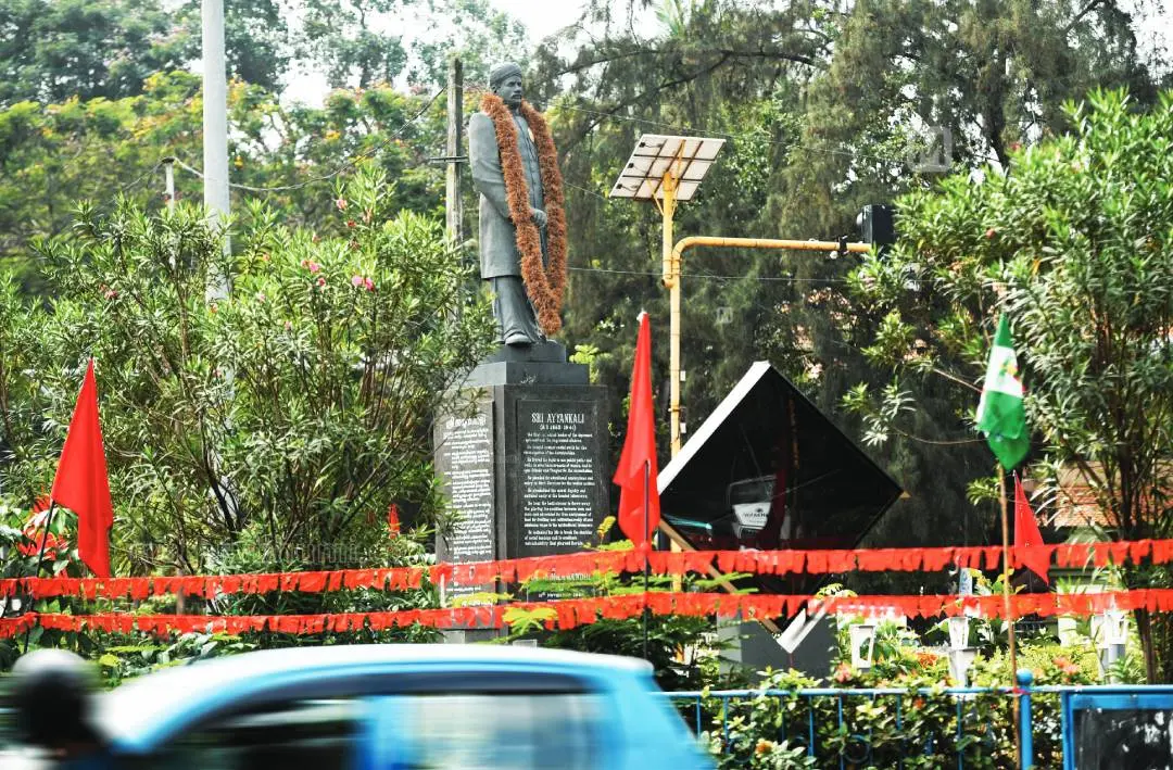 തിരുവനന്തപുരത്തെ അയ്യന്‍കാളി പ്രതിമ | ഫോട്ടോ: മധുരാജ്‌
