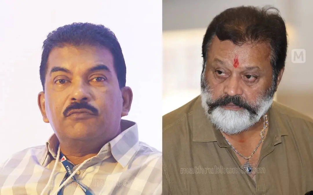 കെ.എന്. ഗോപിനാഥ്, സുരേഷ് ഗോപി | ഫോട്ടോ: മാതൃഭൂമി