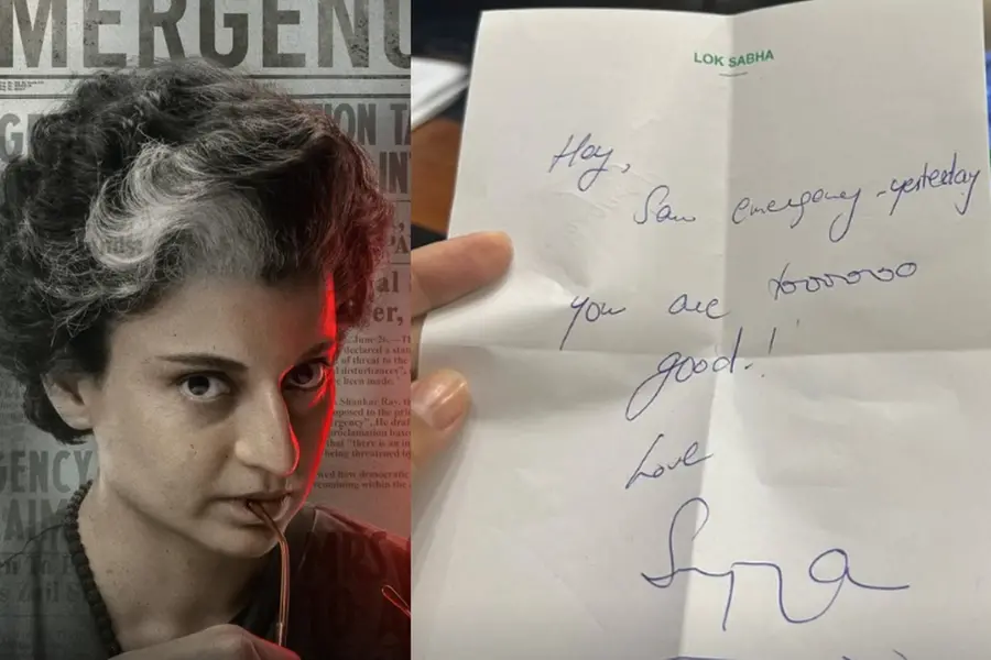 'എന്നാലും അത് ആരാവും?'; പ്രതിപക്ഷ എംപിമാരിലൊരാൾ 'എമർജൻസി'യെക്കുറിച്ച് നല്ലവാക്ക് പറഞ്ഞെന്ന് കങ്കണ