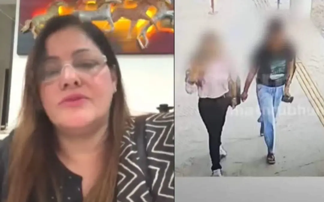 ലൂസി, സി.സി.ടി.വി ക്യാമറയില് പതിഞ്ഞ ദൃശ്യം | Photo: Screen grab/ Mathrubhumi News