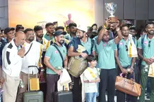 രാജകീയ വരവേല്‍പ്പ്; കേരള രഞ്ജി ടീം മടങ്ങിയെത്തി, വൈകീട്ട്സ്വീകരണം, മുഖ്യമന്ത്രി പങ്കെടുക്കും