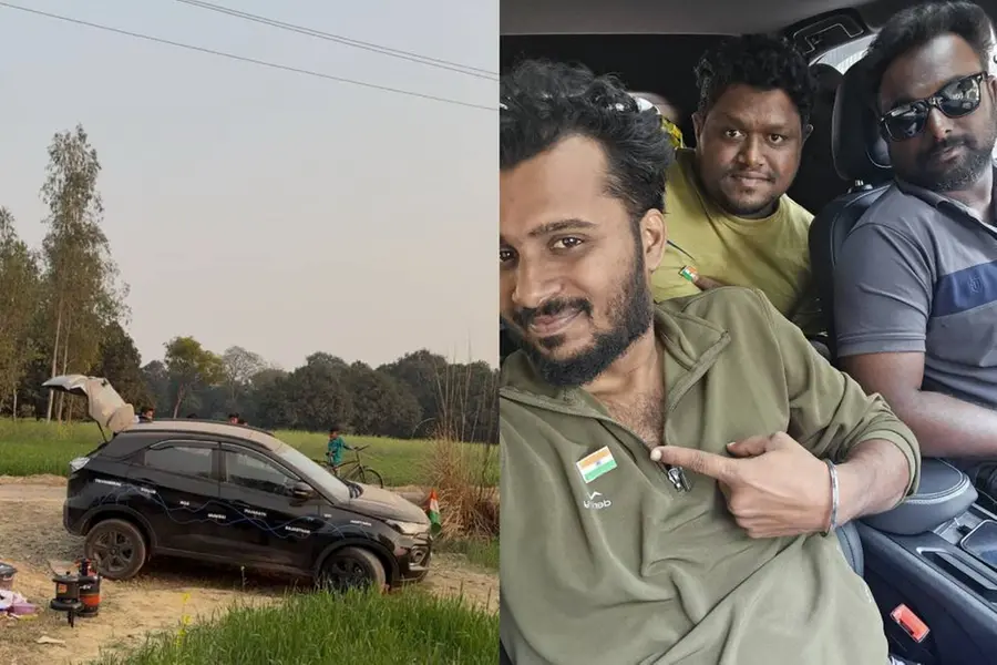 38 ദിവസം, 17,000 കിലോമീറ്റര്; ഇലക്ട്രിക്കിൽ അനന്തുവിന്റെയും കൂട്ടുകാരുടേയും ഭാരതപര്യടനം