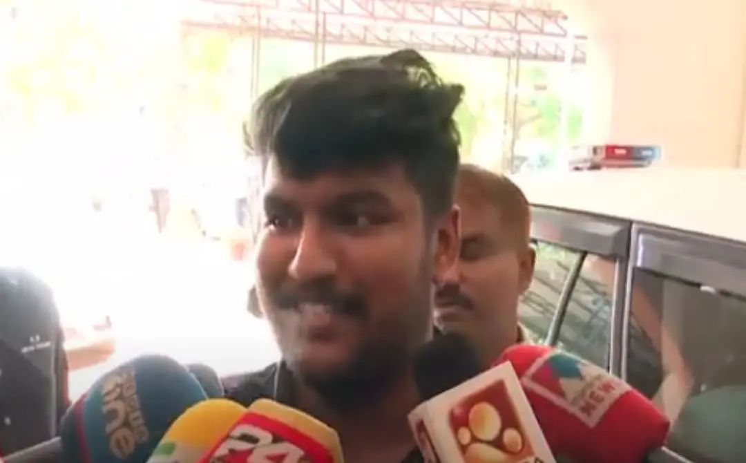 എം.എസ്. സൊല്യൂഷന്സ് സി.ഇ.ഒ. ഷുഹൈബ് | Screengrab: Mathrubhumi News
