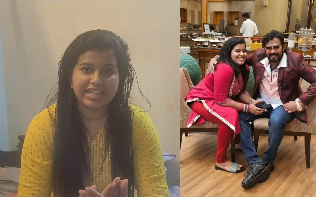 എലിസബത്ത് ഉദയന്, എലിസബത്ത് ബാലയ്ക്കൊപ്പം (എലിസബത്ത് യൂട്യൂബില് പങ്കുവെച്ച പഴയ ചിത്രം) | Photo: Screen grab/ YouTube: Elizabeth Udayan