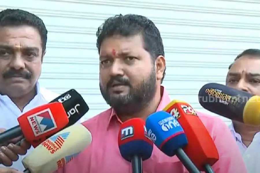 'CPM-ന് ഒരു രക്തസാക്ഷിയെ സൃഷ്ടിച്ച് പാട്ട കുലുക്കാനുള്ള വ്യാമോഹമായിരുന്നു' - BJP ജില്ലാ പ്രസിഡന്റ്