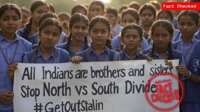Image accompanying എല്ലാ ഇന്ത്യക്കാരും സഹാോദരി സഹോദരന്മാരാണ് വടക്ക്-തെക്ക് എന്ന് പറഞ്ഞ് രാഷ്ട്രീയം കളിക്കുന്ന സ്റ്റാലിന് പുറത്ത് പോവുക