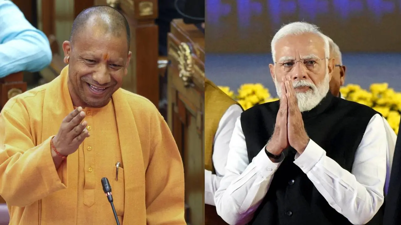 യോഗി ആദിത്യനാഥ്, നരേന്ദ്ര മോദി | Photo : PTI