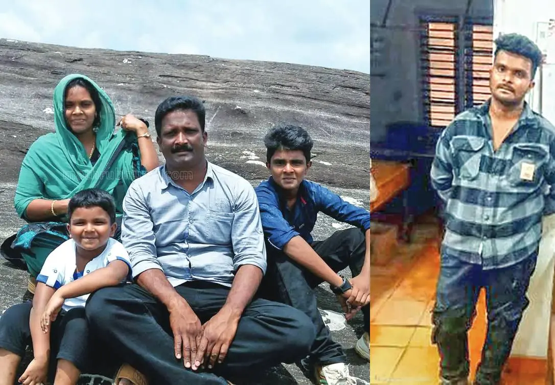 അഫാൻ പിതാവ് റഹീം, മാതാവ് ഷെമി, അനുജൻ അഫ്‌സാൻ എന്നിവർക്കൊപ്പം (പഴയ ചിത്രം), പോലീസ് കസ്റ്റഡിയിലുള്ള അഫാന്‍