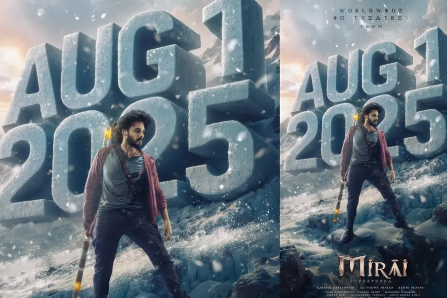 തേജ സജ്ജ- കാര്ത്തിക് ഘട്ടമനേനി പാന് ഇന്ത്യ ഫിലിം; 'മിറായി' ഓഗസ്റ്റ് ഒന്നിന്