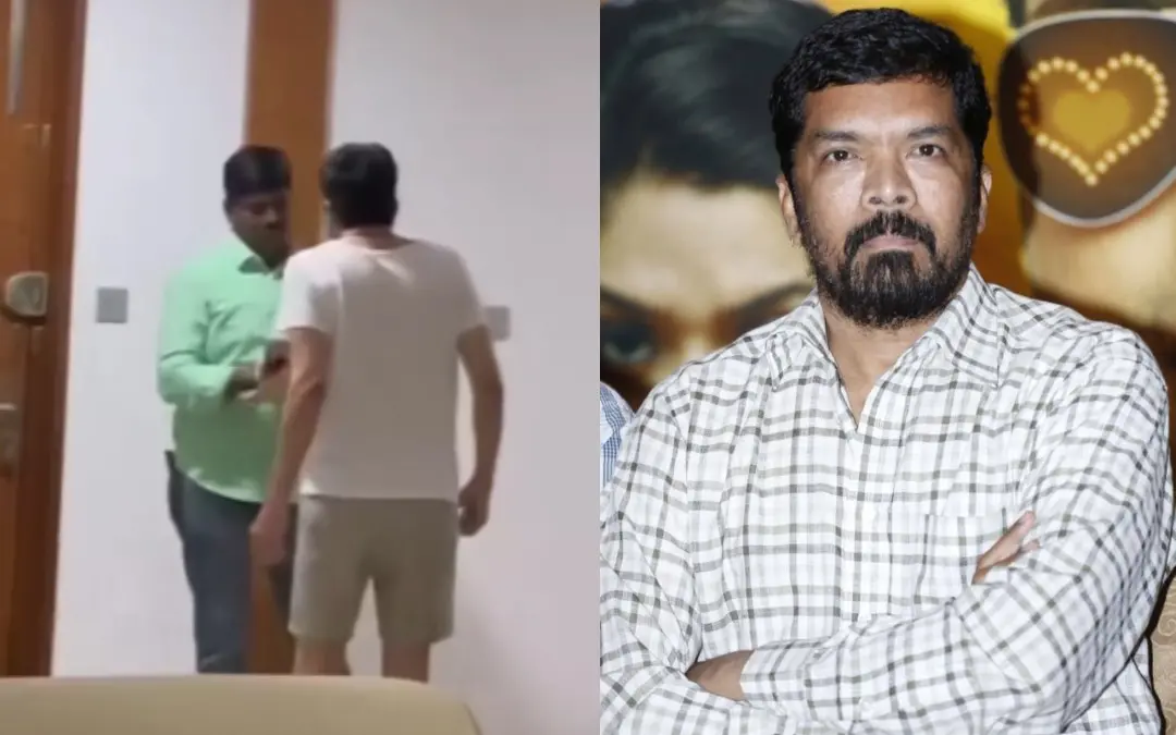 നടനെ അറസ്റ്റ് ചെയ്യാന്‍ പോലീസ് വീട്ടിലെത്തിയപ്പോള്‍, പോസാനി കൃഷ്ണ മുരളി | Photo: Screen grsb/ X: narne kumar06, Facebook/ Posani Krishna Murali