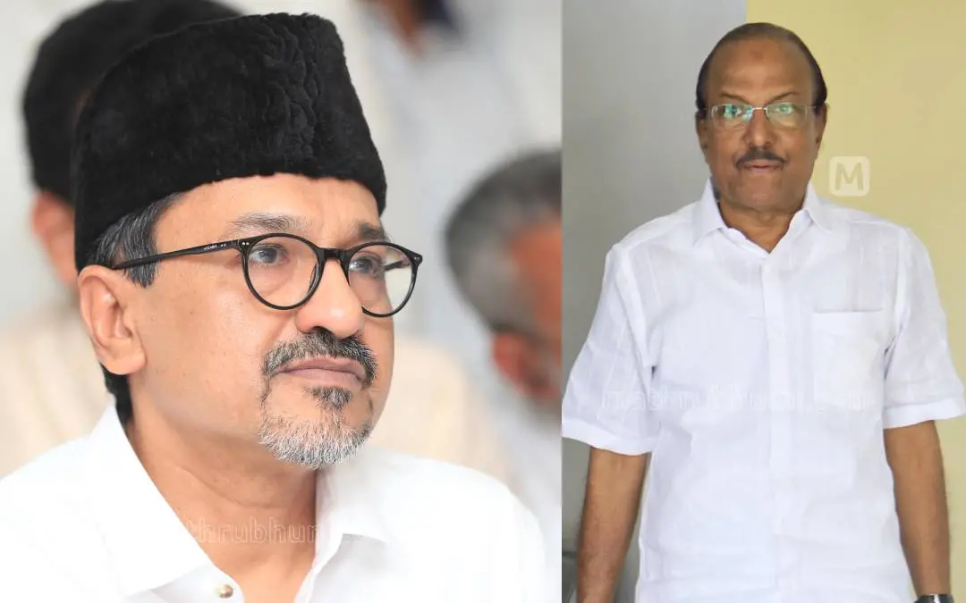 സാദിഖലി ശിഹാബ് തങ്ങള്, പി.കെ. കുഞ്ഞാലിക്കുട്ടി | ഫോട്ടോ: മാതൃഭൂമി