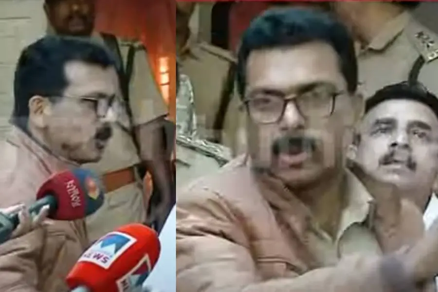 ഡി.എഫ്.ഒയുടെ വാര്ത്താ സമ്മേളനം എസ്.എച്ച്.ഒ തടഞ്ഞു; പഞ്ചാരക്കൊല്ലിയില് വാക്കുതര്ക്കം