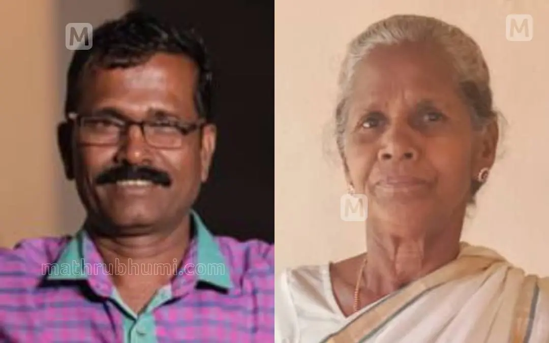 കൊല്ലപ്പെട്ട സുധാകരനും അമ്മ ലക്ഷ്മിയും