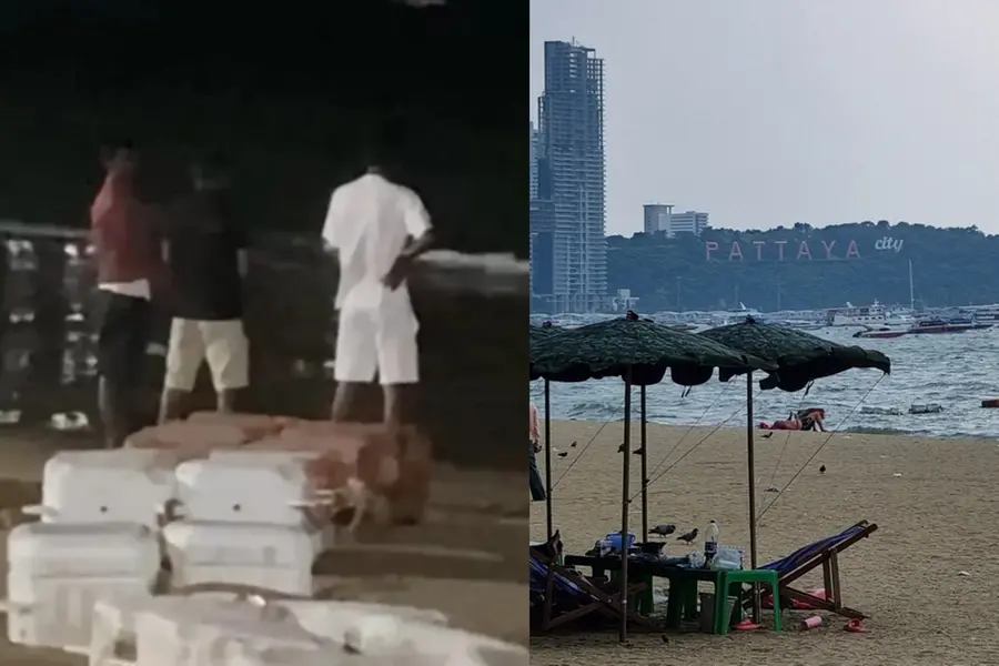 'അല്പം നാണം വേണ്ടേ..!'; പട്ടായ ബീച്ചില് മൂത്രമൊഴിച്ച് ഇന്ത്യന് വിനോദസഞ്ചാരികള്; വ്യാപകവിമര്ശനം