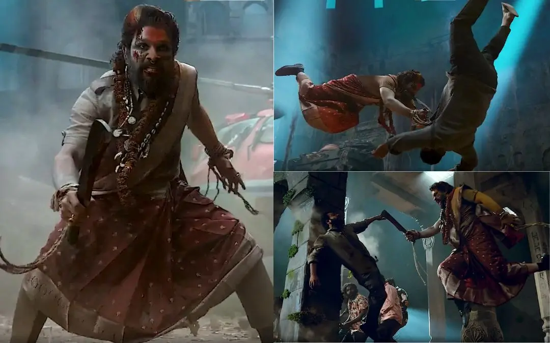 പുഷ്പ 2 എന്ന ചിത്രത്തിൽനിന്ന് | സ്ക്രീൻ​ഗ്രാബ്