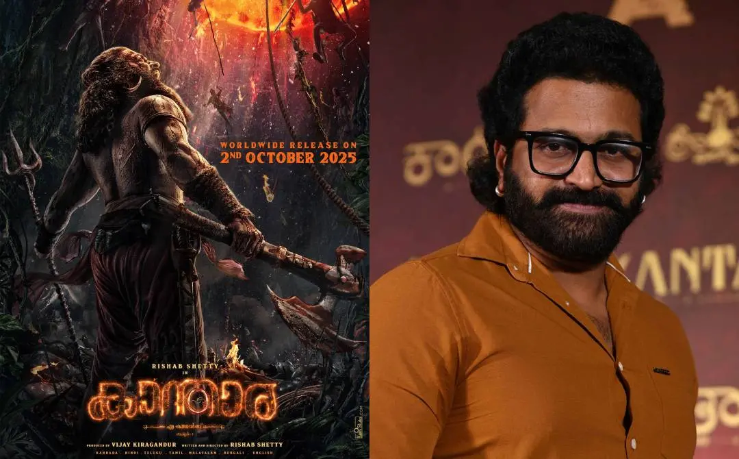 കാന്താര: ചാപ്റ്റർ 1 പോസ്റ്റർ, റിഷഭ് ഷെട്ടി | ഫോട്ടോ: FACEBOOK