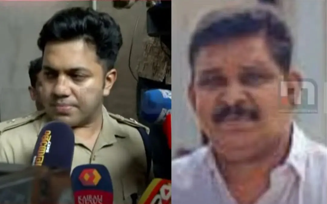 ബിജു ജോസഫിന്റെ മൃതദേഹം ലഭിച്ച സ്ഥലത്ത് പോലീസ് മാധ്യമങ്ങളെ കാണുന്നു, കൊല്ലപ്പെട്ട ബിജു ജോസഫ് | സ്ക്രീൻഗ്രാബ്