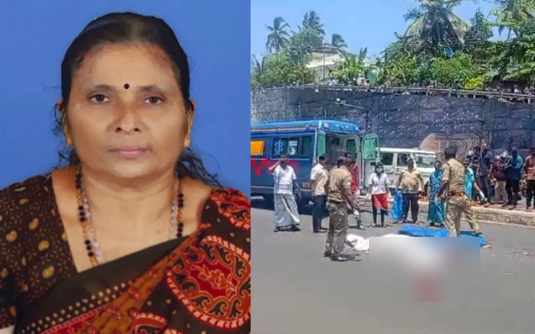 മരിച്ച മാഗ്ലീന് ജോസ്, അപകടം നടന്ന സ്ഥലം