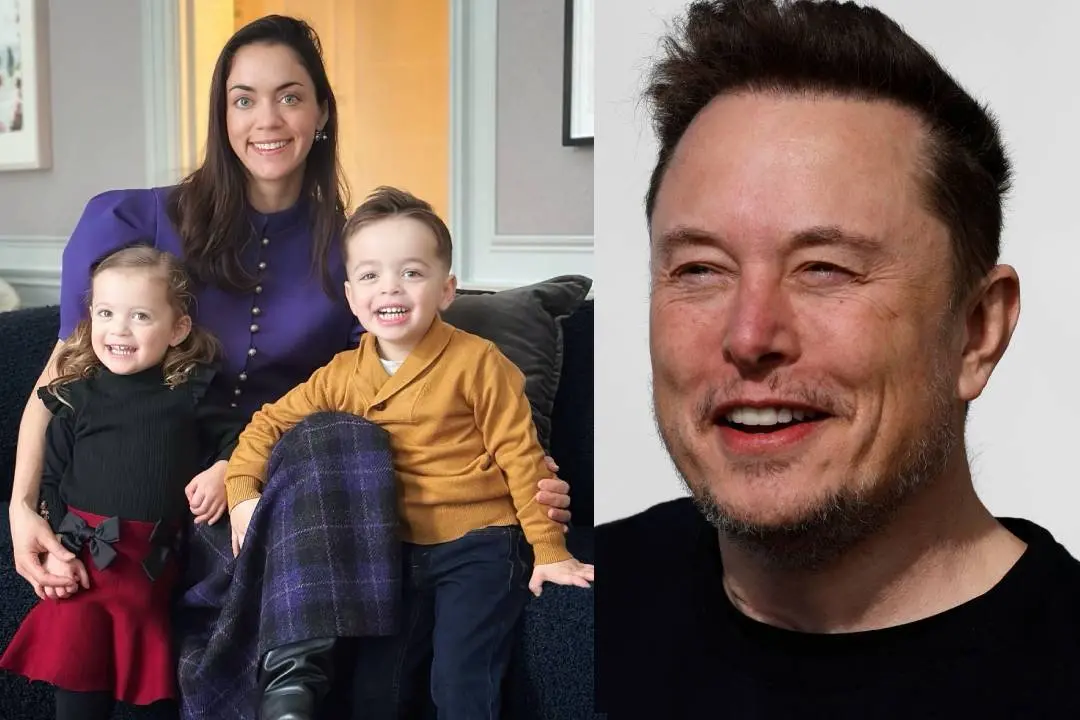 ഷിവോണ് സിലിസ് ഇരട്ടക്കുട്ടികള്ക്കൊപ്പം/ ഇലോണ് മസ്ക് | Photo: x/ shivon zilis/ afp