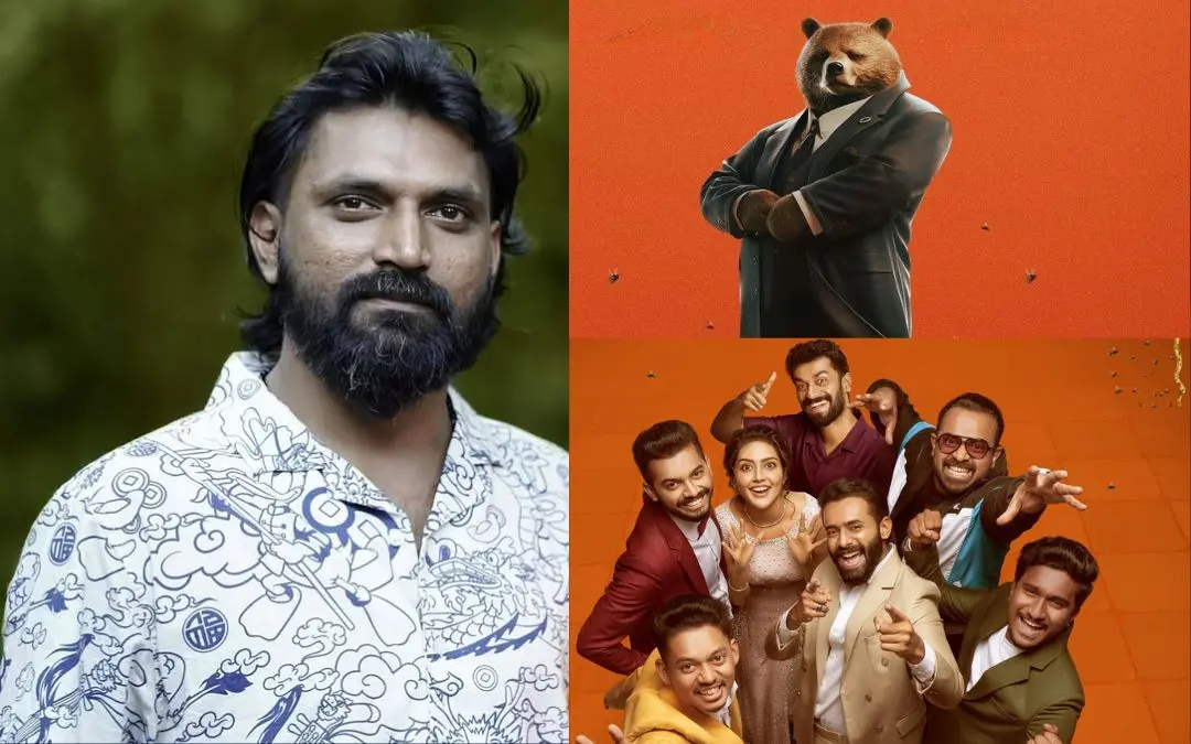 സംവിധായകൻ അരുൺ.ഡി.ജോസ്, ബ്രോമാൻസ് എന്ന ചിത്രത്തിന്റെ പോസ്റ്ററുകൾ | ഫോട്ടോ: facebook