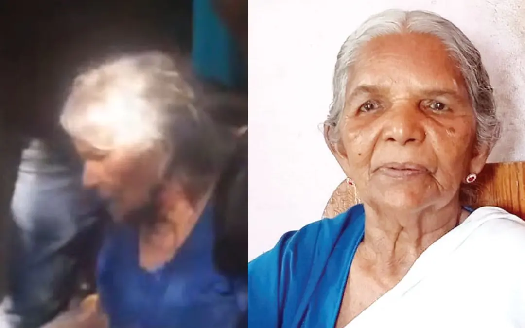 ഗൗരിയ പുറത്തെത്തിച്ചപ്പോള്, ഗൗരി | Photo: Screen grab/ Mathrubhumi News, Mathrubhumi