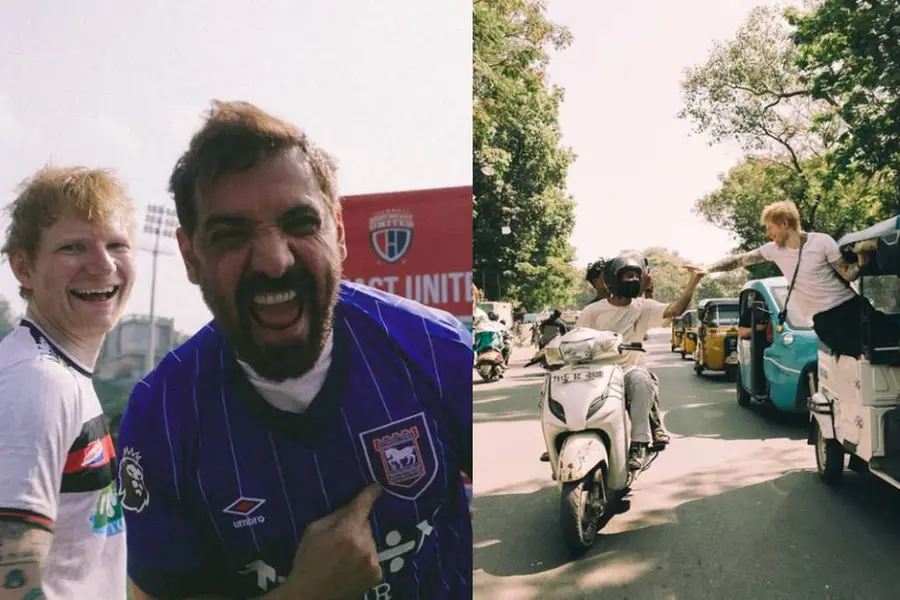 'ഇയാള്ക്കൊരു ആധാർ കൊടുക്കൂ!' ഇന്ത്യയുമായി പ്രണയത്തിലായി എഡ് ഷീരന്, തിരിച്ചുപോകേണ്ടെന്ന് ആരാധകര്