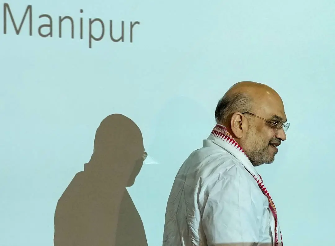 അമിത് ഷാ മണിപ്പുര് സന്ദര്ശനത്തിനിടെ (ഫയല് ചിത്രം) |ഫോട്ടോ:PTI