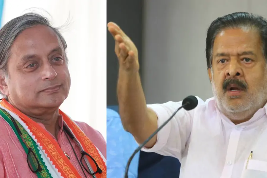 നാട്ടില് ആരെങ്കിലും തയ്യല്ക്കട തുടങ്ങുന്നത് രാജീവിന്റെ അക്കൗണ്ടിലാകില്ല; തരൂരിനെ തള്ളി ചെന്നിത്തല