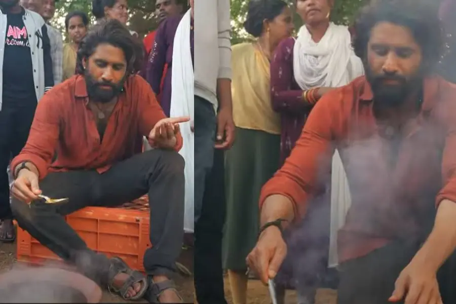 അന്ന് കൊടുത്ത വാക്ക് പാലിച്ചു, സെറ്റില് ചെപ്പല പുളുസു തയ്യാറാക്കി നാഗചൈതന്യ
