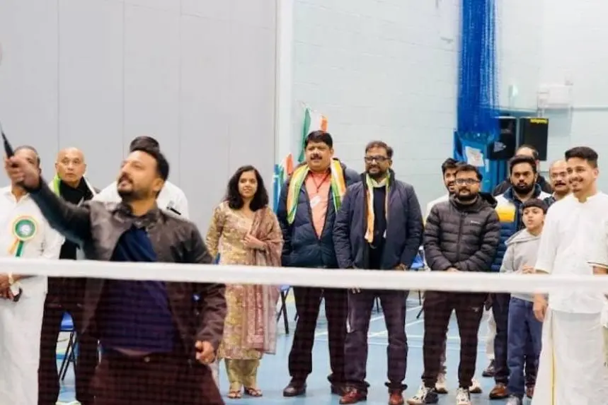 'ഓള്‍ യു കെ മെന്‍സ് ഡബിള്‍സ് ബാഡ്മിന്‍ഡണ്‍ ടൂര്‍ണമെന്റ്' രാഹുല്‍ മാങ്കൂട്ടത്തില്‍ ഉദ്ഘാടനം ചെയ്തു