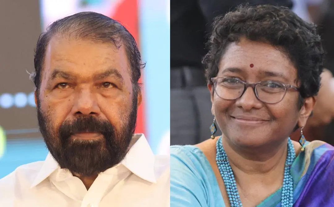 വി. ശിവൻകുട്ടി, ശാരദ മുരളീധരൻ| ഫോട്ടോ: മാതൃഭൂമി
