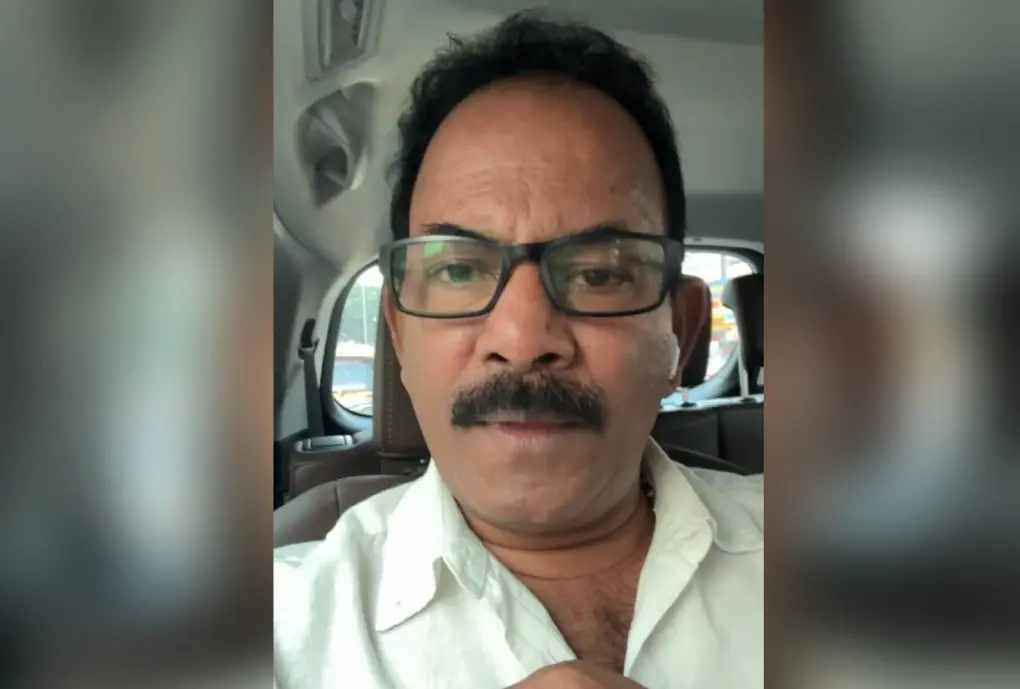 മേജർ രവി എഫ്ബി ലൈവിൽ | Photo: Screengrab from FB Live