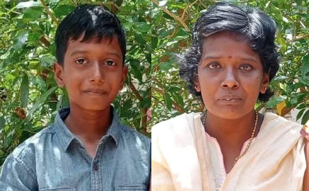 ബിന്ദു, മകൻ സനോജ്
