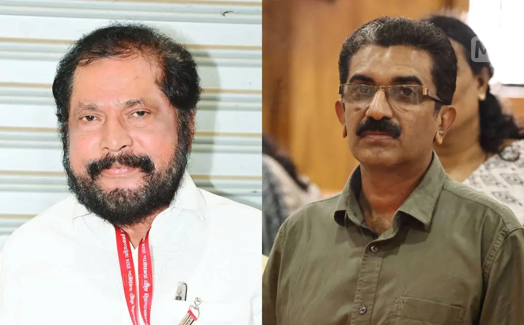 രാജു എബ്രഹാം, നവീൻ ബാബു | ഫോട്ടോ: മാതൃഭൂമി