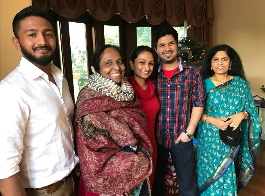 ലീലചേച്ചി 2017 ല് സാന്ഫ്രാന്സിസ്കോയില് എത്തിയപ്പോള്