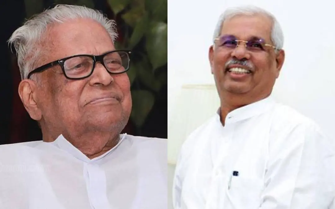 വി.എസ്. അച്ചുതാനന്ദൻ, രാജേന്ദ്ര വിശ്വനാഥ് ആർലേക്കർ| photo: mathrubhumi, ANI