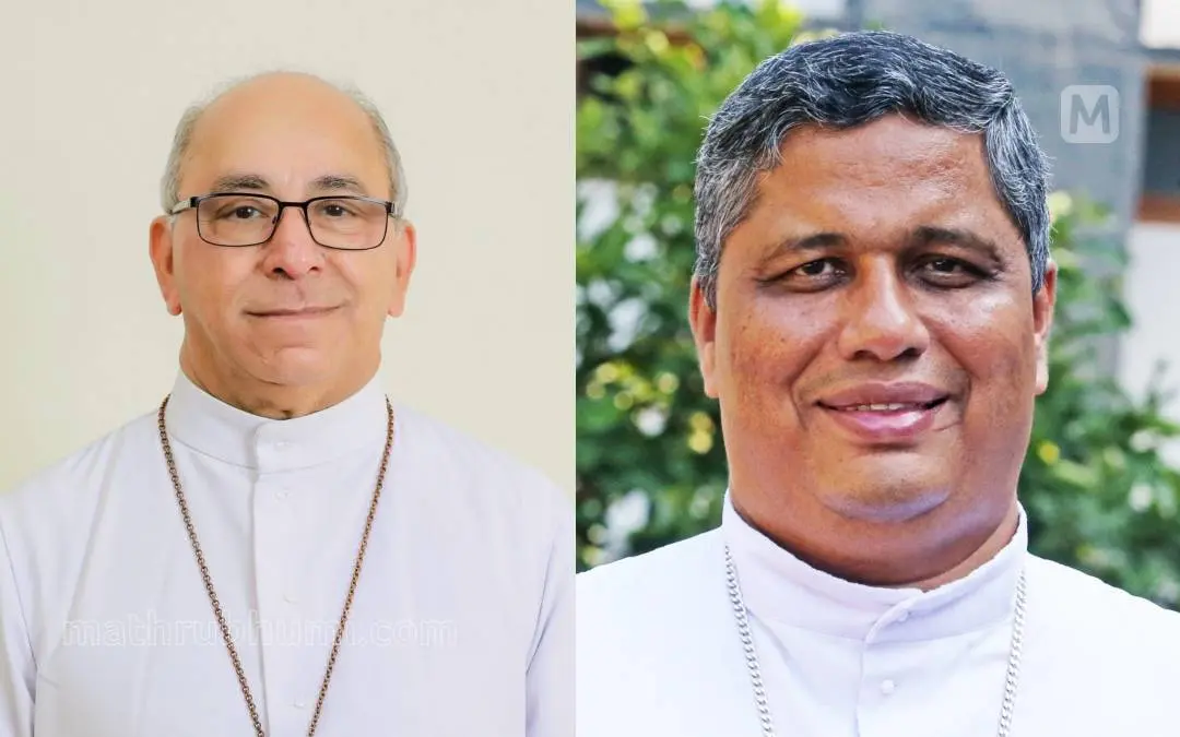 മാര്‍ ബോസ്‌കോ പുത്തൂര്‍, മാര്‍ ജോസഫ് പാംപ്ലാനി | Photo: Mathrubhumi