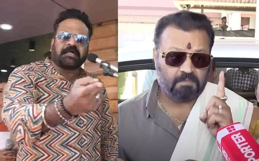 ടിനി ടോം, സുരേഷ് ഗോപി | സ്ക്രീൻഗ്രാബ്